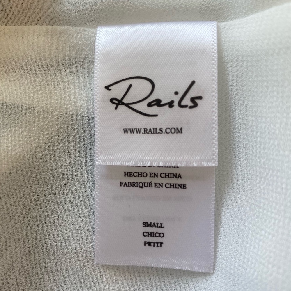 NWOT RAILS Juni Floral Tie Waist Midi Dress - Picture 9 of 11